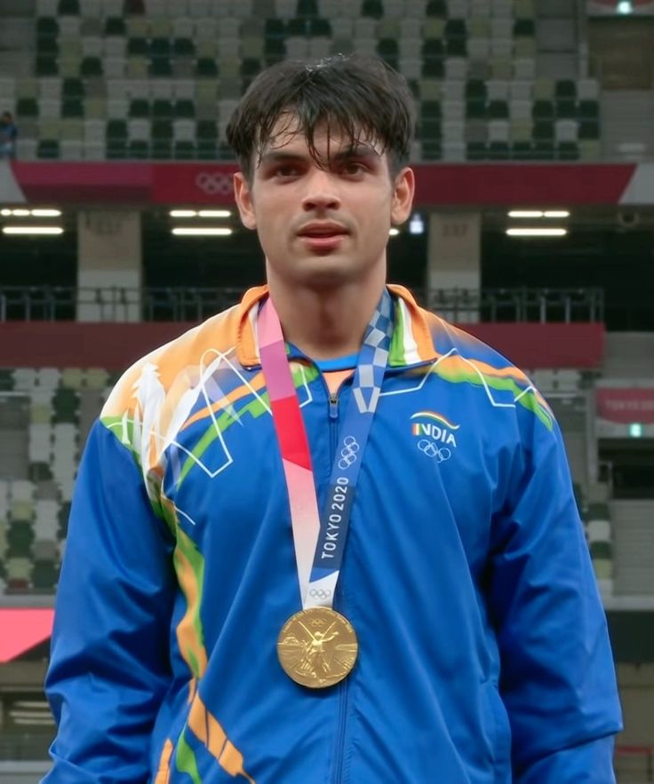 a man wearing a medal